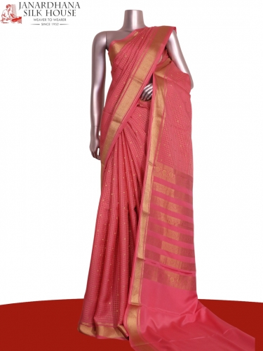 Pure Mysore Crepe Silk Saree
